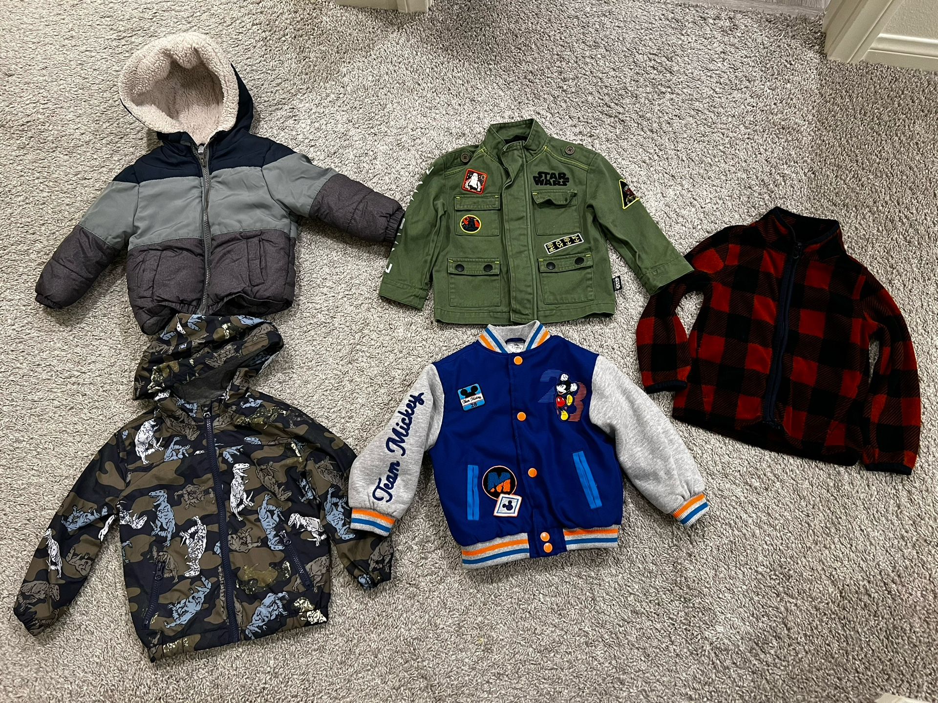 Toddler Boy Jackets New Size 3T Bundle $50