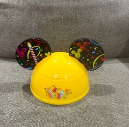 Mickey B-Day Hat popcorn bucket