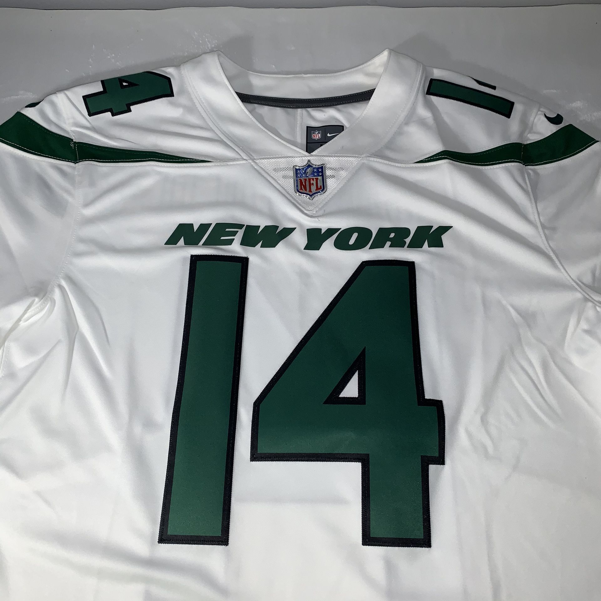 Nike New York Jets Sam Darnold 14 NFL On Field Jersey White - SZ M