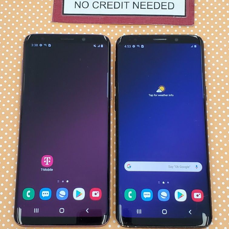 Samsung Galaxy S9 Pay $1 DOWN AVAILABLE - NO CREDIT NEEDED