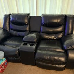 loveseat and couch set