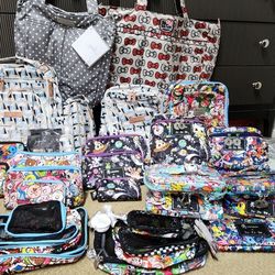 Jujube x TOKIDOKI - My Collection of Assorted Diaper Bags, Accessories
