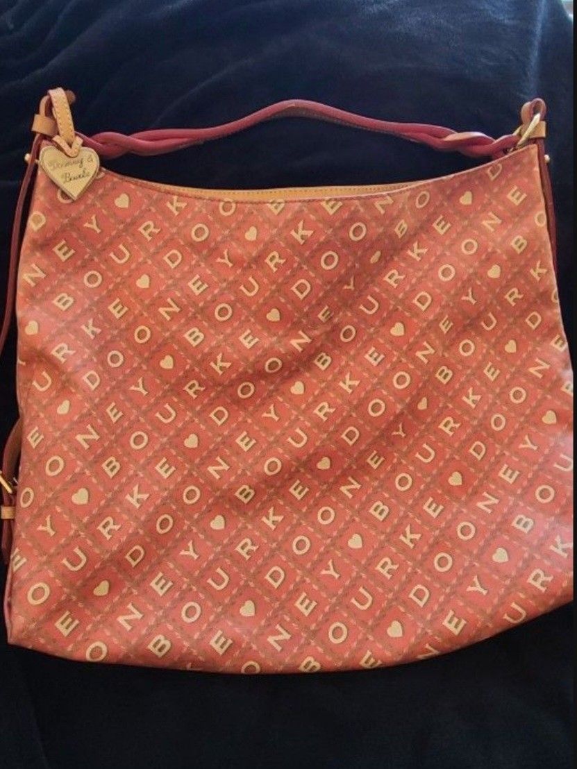 Dooney and Burke Signature RED Large Bag