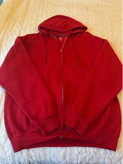 Athletic Works Red Zip-Up Hoodie XL
