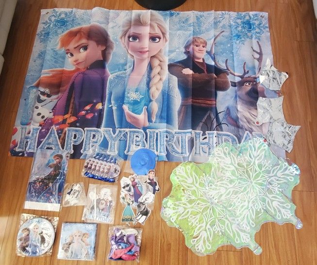 Elsa Frozen Birthday Party Supplies 