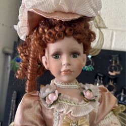 Bella Rose Collection Porcelain Doll