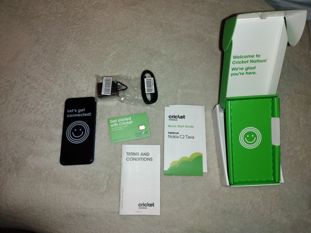 Cricket Phone Brand New Never Used Open Box Locked For Cricket