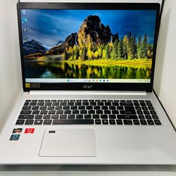ACER 15” AMD Ryzen 3 8GB 128GB SSD Radeon Vega 6 Graphics 2GB VRAM