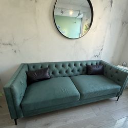 Green couch