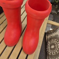 Kids Red Boots