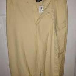 Zara  Womens caprees Pants With Belt Included