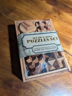 New 3D wooden puzzle set