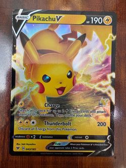 Pokemon Pikachu V 43/185 Vivid Voltage Ultra Rare Holo SWSH NM ⚡️