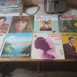 Box of 40+ Latin Records