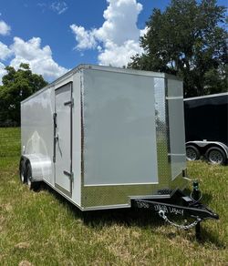 🦅Quality Cargo Trailer Brand 🆕 7x16 Ta Tandem Axle PLYCORE 0.080 🔥