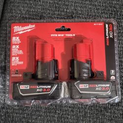 Milwuakee 3.0 M12 Batteries SALE PENDING