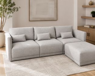 Sectional Sofa With Ottoman