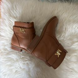 Michael Kors Leather Ankle Boots