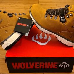Wolverine Work Boots Size 8.5 For Men