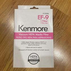 KenmoreⓇ Vacuum HEPA Media Filter • Sytle: EF-9 1 Filter •