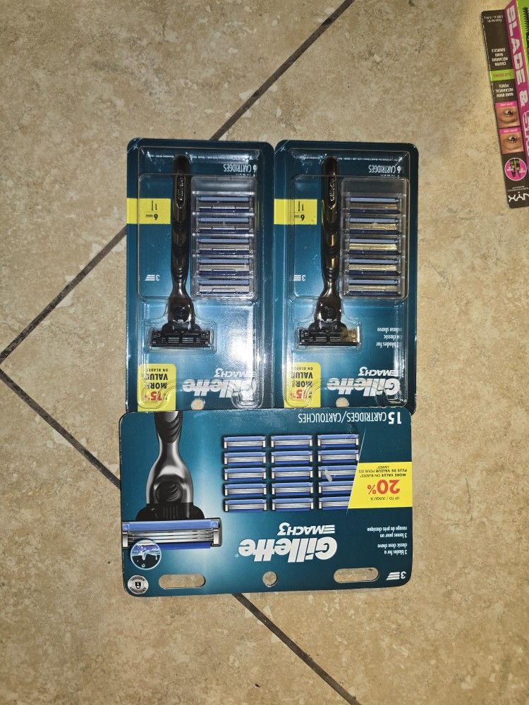 Mach 3 Razors And Cartridges Everything For $35
