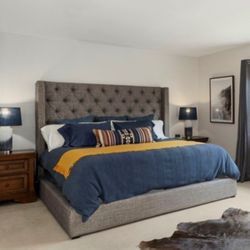 Bed frame,  Tempur-Pedic Matress And Box Spring 