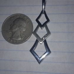 925 Sterling Silver Pendant With free Chain