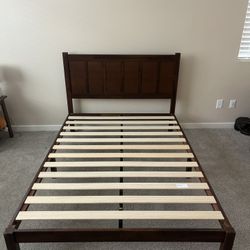 Full Size Wooden Bed Frame 
