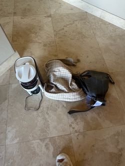 Baby breeza and 2 baby carriers