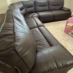 Sectional Sofa With Reclining Ends