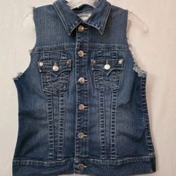 True Religion Womens Cut Off Vest Size Large