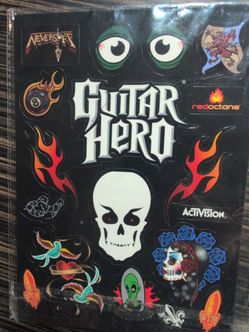 Guitar Hero sticker set