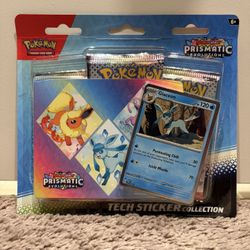 Pokemon - Prismatic Evolution Tech Sticker Collection - $35