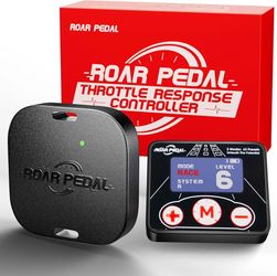 Roar Pedal Throttle Response Controller with Remote Compatible with Some Models of Dodge, Ram, Ford, Jeep, Chevrolet, Chrysler, GMC, Maserati, Mazda, 