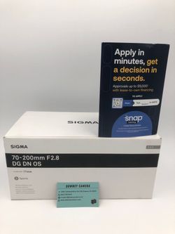 Sigma 70-200mm f2.8 DG DN OS SPORTS LENS