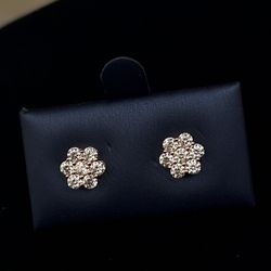 Silver Moissanite Earrings 