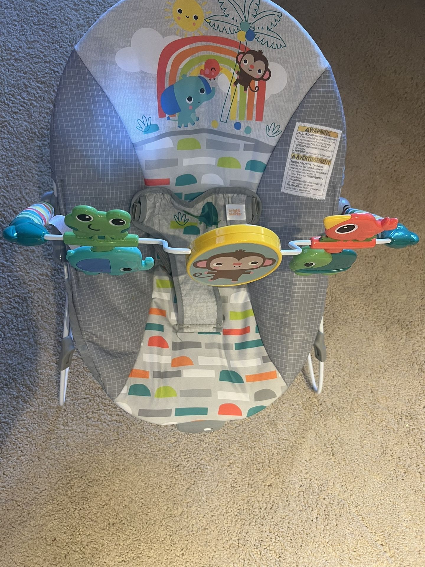 Bright Star Baby Bouncer With Toys 