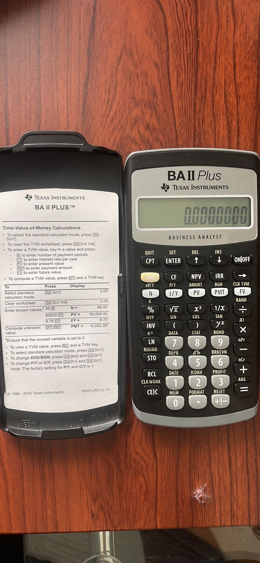 BA 2 Plus Calculator
