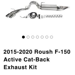 Roush 2015-2020 Roush F-150 Active Cat-Back Exhaust Kit