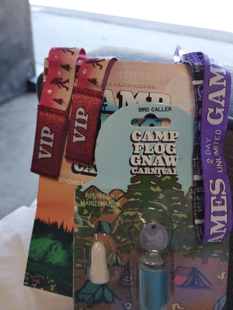 CAMP FLOG GNAW CARNIVAL 2 VIP PASSES