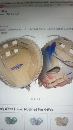 New EASTON professional collection, fast pitch softball glove, limited addition, color splash series New EASTON professional collection, fast pitch so