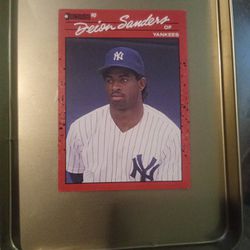 Deion Sanders Rookie Card (Yankees) #427
