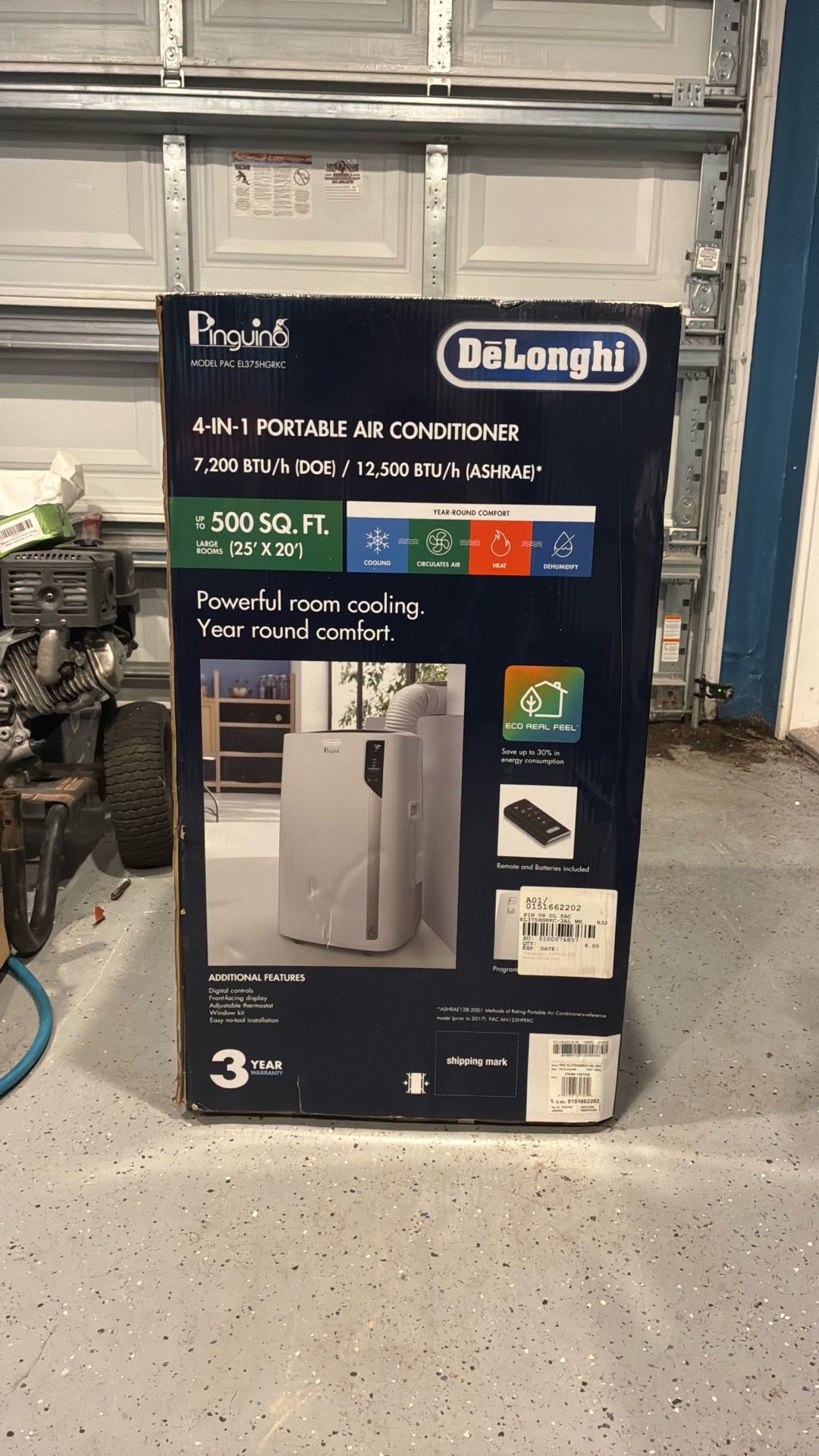 4-in-1 Portable air conditioner DeLonghi