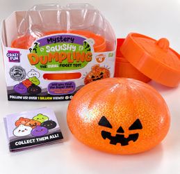 SUPER RARE RMS Glitter Pumpkin Mystery Squishy Dumpling Series 4 🎃✨