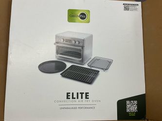 The GreenPan Elite convection air fry oven