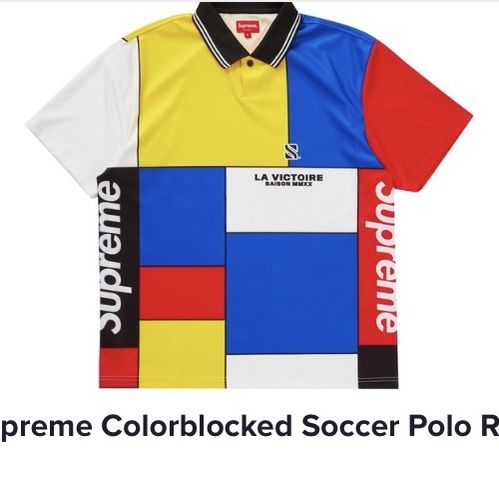 Supreme Colorblocked Soccer Polo