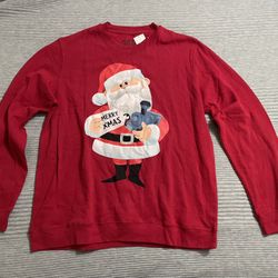 Santa Sweatshirt Rudolph Movie XL