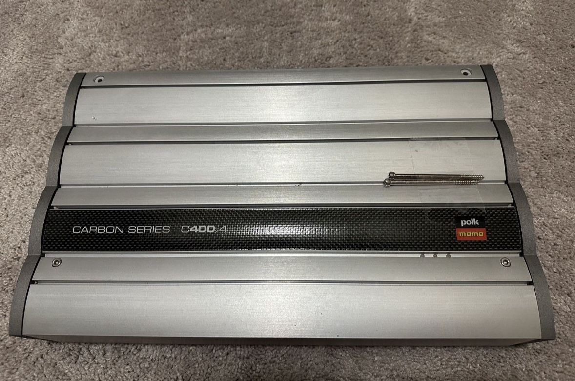 Polk/MOMO C400.4 4-channel car amplifier 75 watts RMS x 4