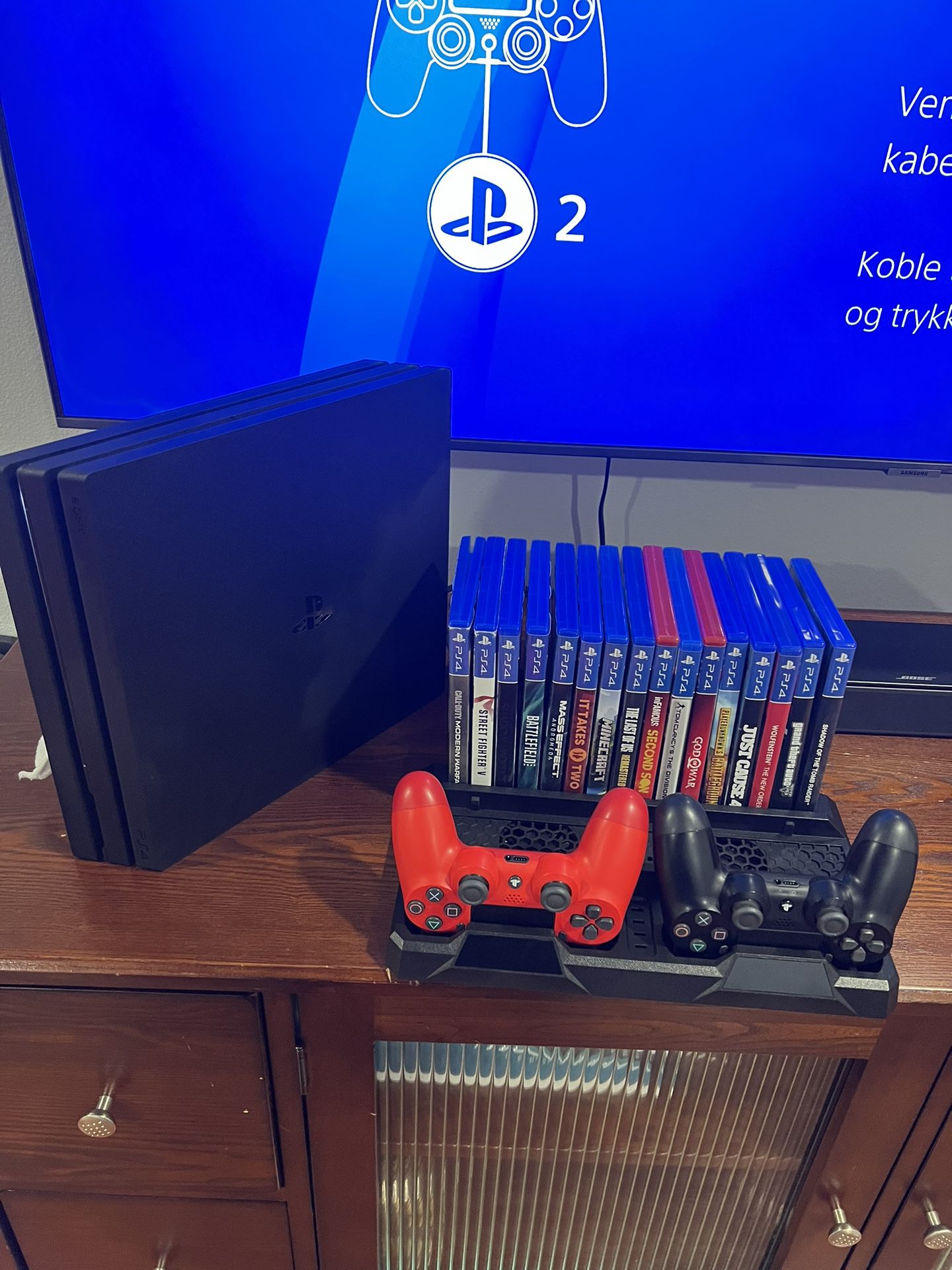 ps4 pro + 2 + games for Sale in San Diego, CA - OfferUp