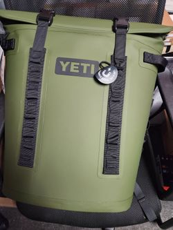 Yeti Hopper m20 soft backpack cooler. Olive